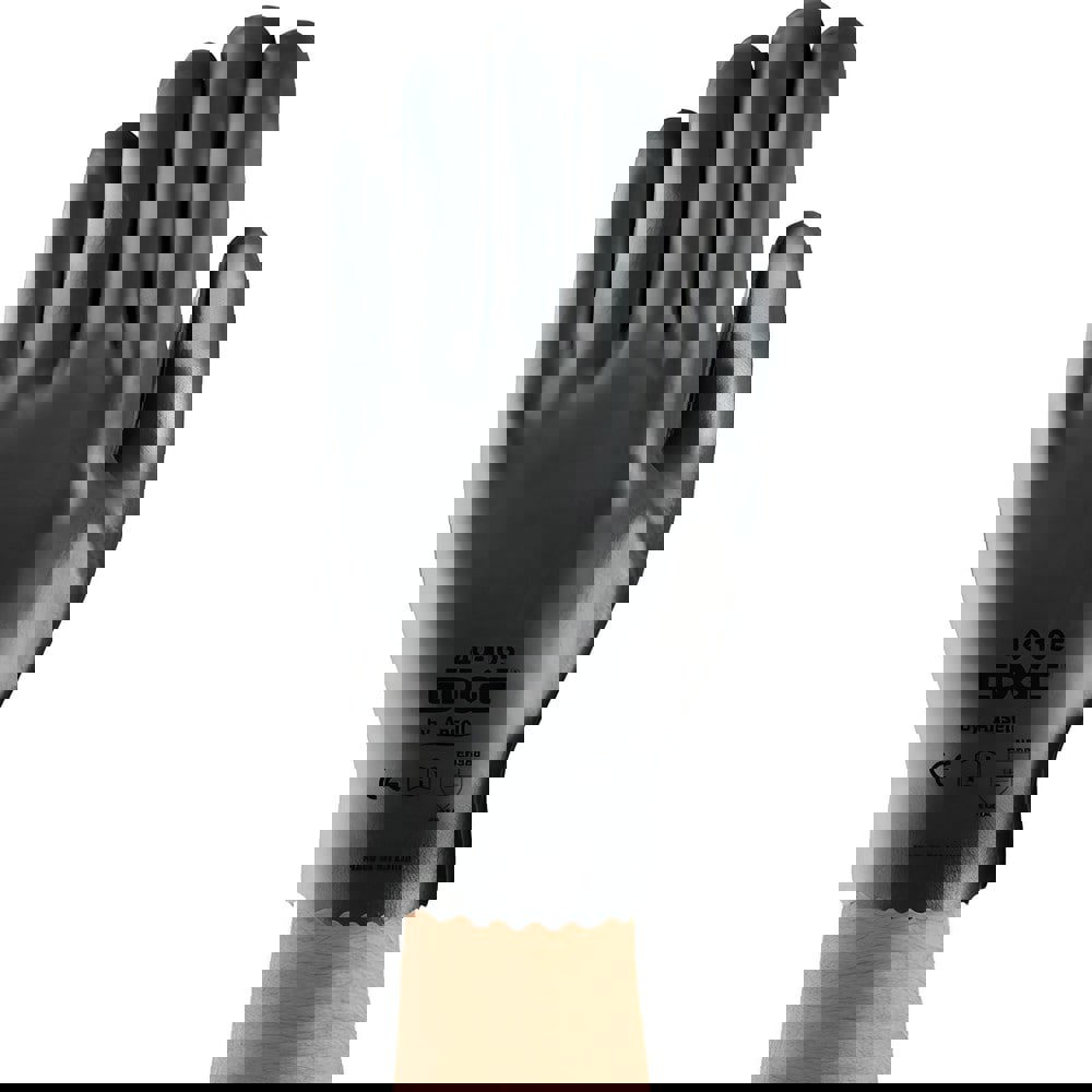 Series 40-105 General Purpose Work Gloves: Large, Nitrile-Coated Cotton